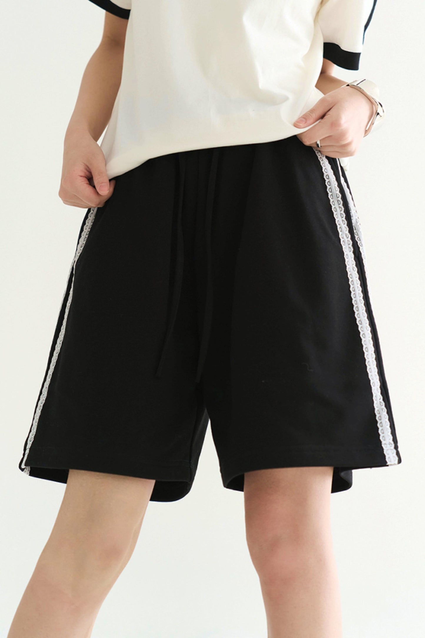 フィットリラックスパッチワークパンツ