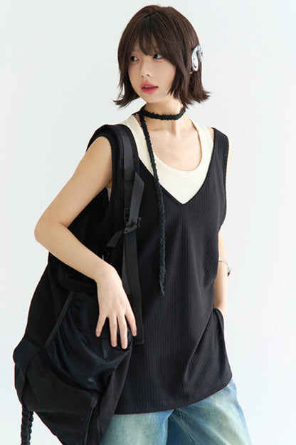 Fit Camisole Schlitz Lose