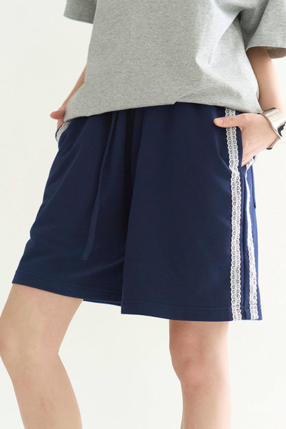 フィットリラックスパッチワークパンツ