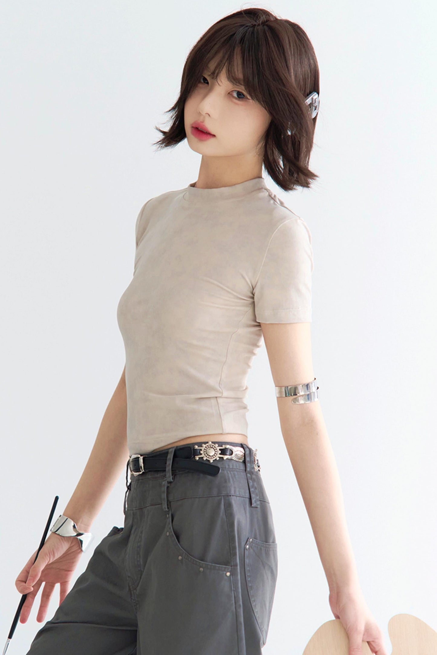 フィットシャツTシャツ重力タイダイ