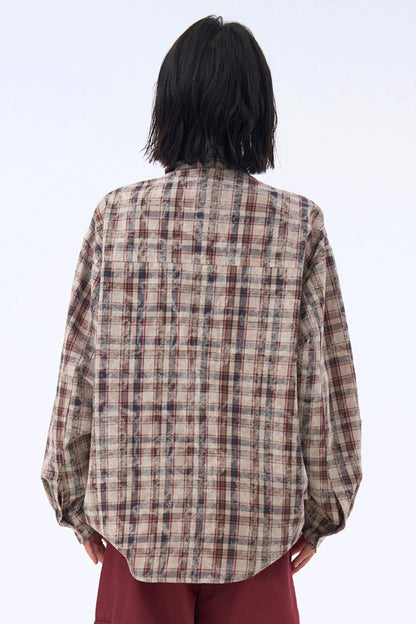 シャツ チェック柄 グラフィック アーバンチェック