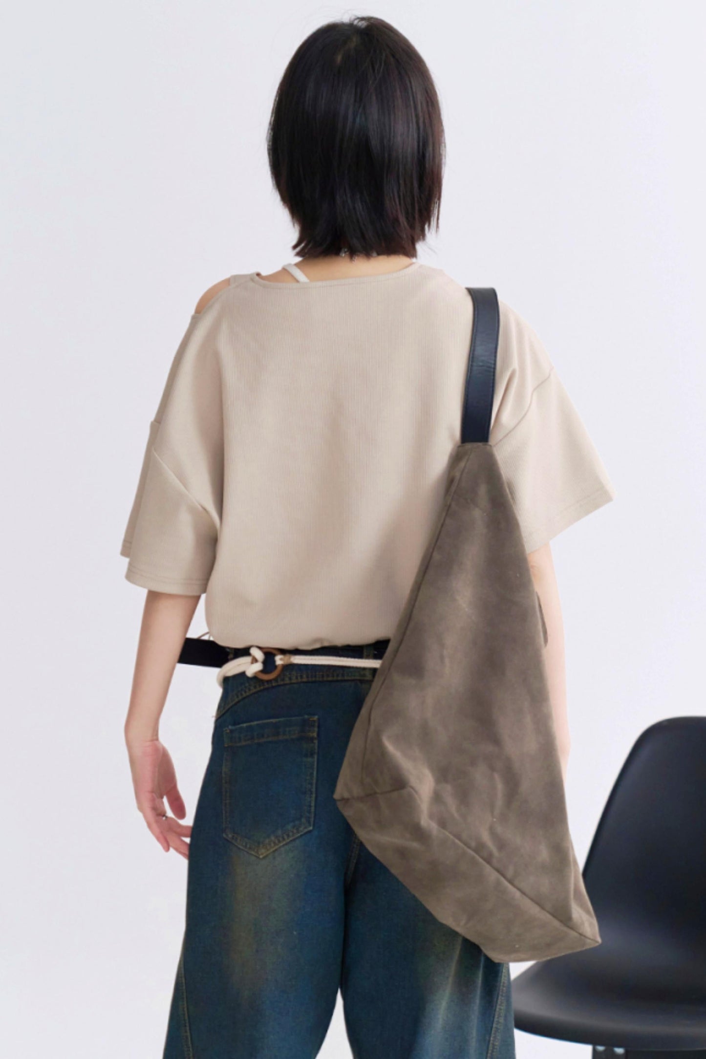 ドローストリングTシャツフェイク