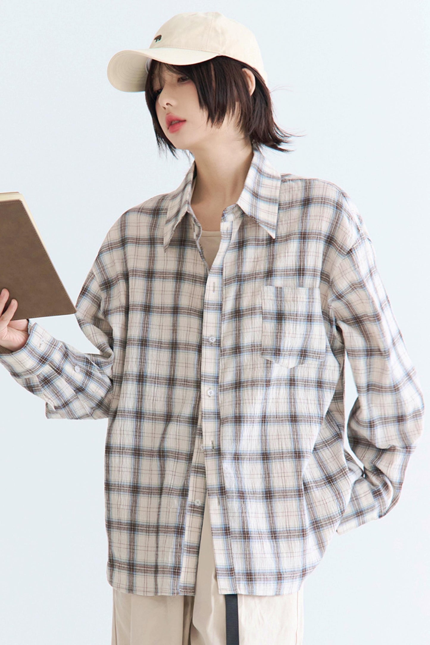 グラビティチェックレトロシャツ