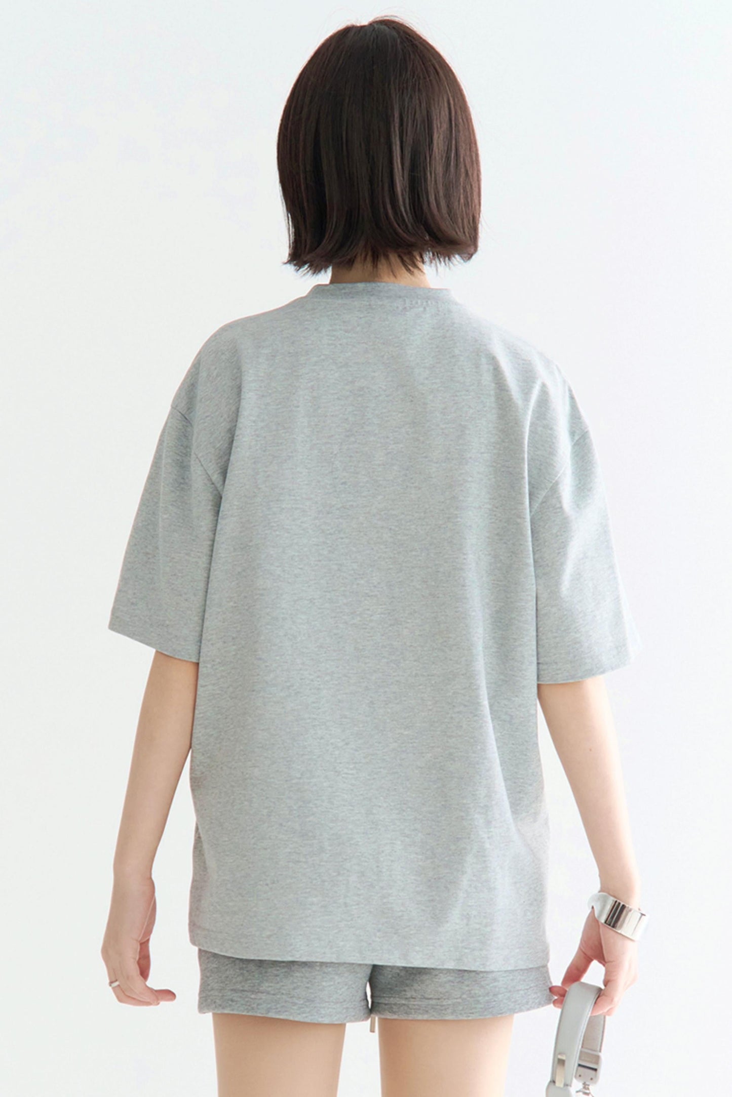 ミニマルレース グラビティシャツ ルーズTシャツ