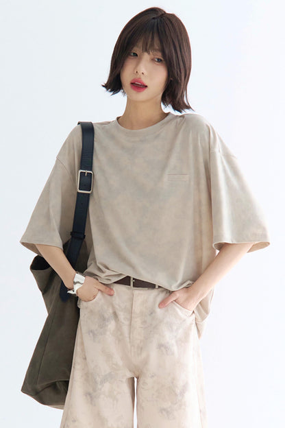 ルーズフィットヤーンディーゼルダイTシャツ