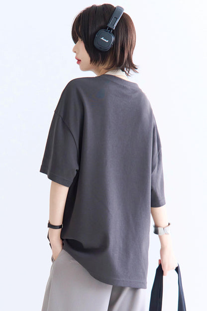 パピTシャツ ネッククルー 刺繍