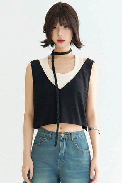 Fit Camisole Schlitz Lose