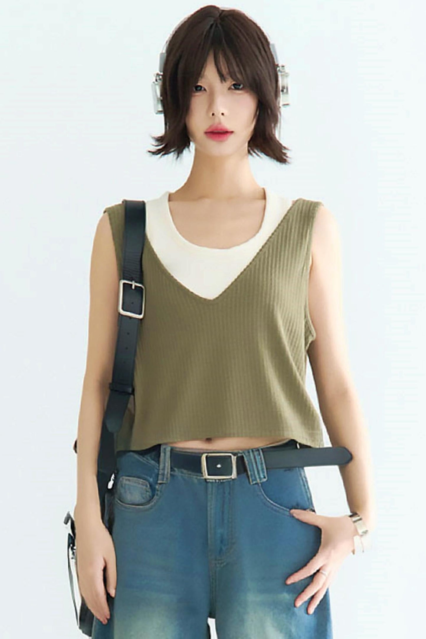 Fit Camisole Schlitz Lose