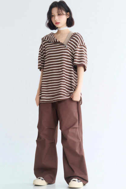 luftig locker sitzendes Tee mit Kapuze