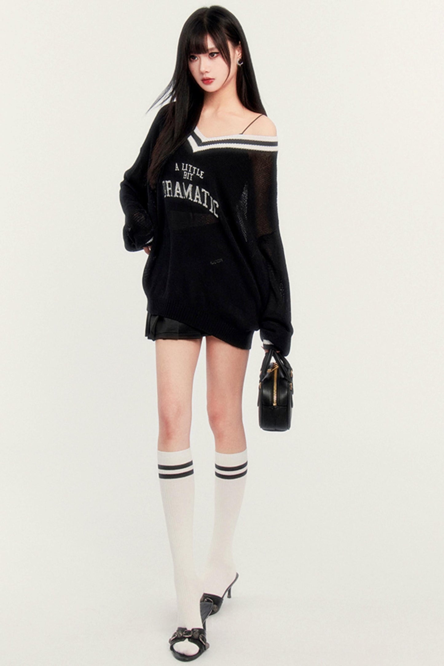 キャミソール ソフトリブ Vネック