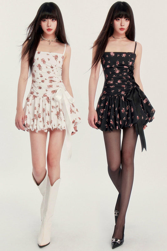 Kleid Urlaub Blume Silhouette