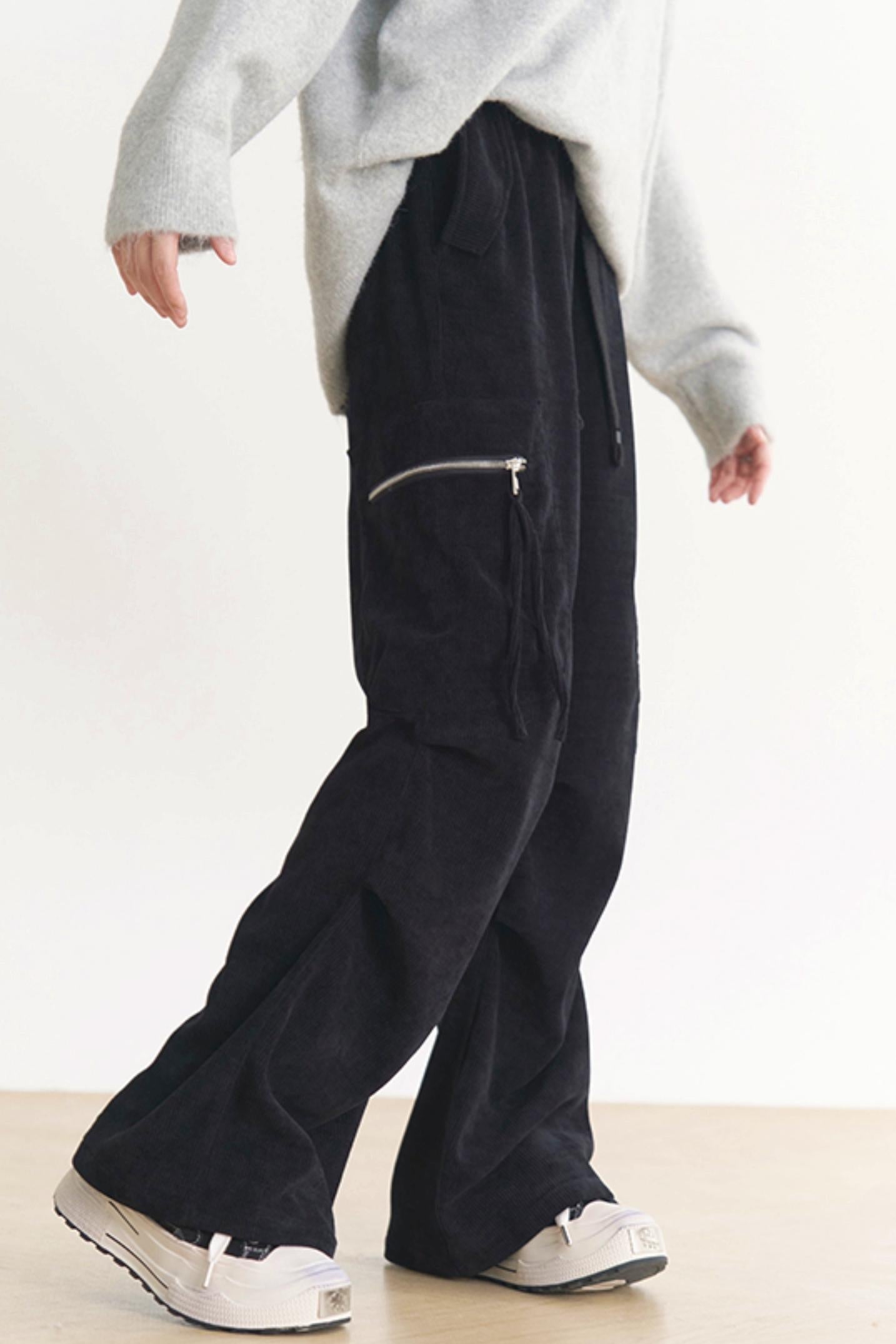 カジュアルワイドミュージアムレッグパンツ レディース グラビティ