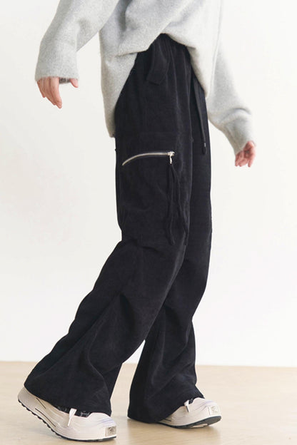 カジュアルワイドミュージアムレッグパンツ レディース グラビティ