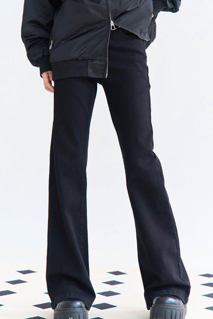 Schmale Micro-Flare-Jeans