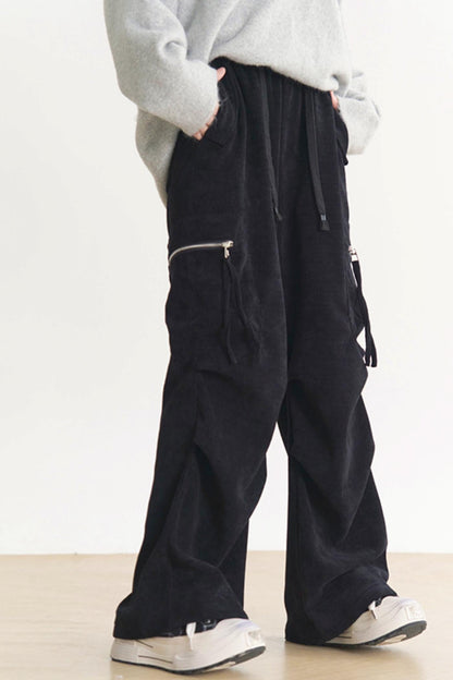 カジュアルワイドミュージアムレッグパンツ レディース グラビティ