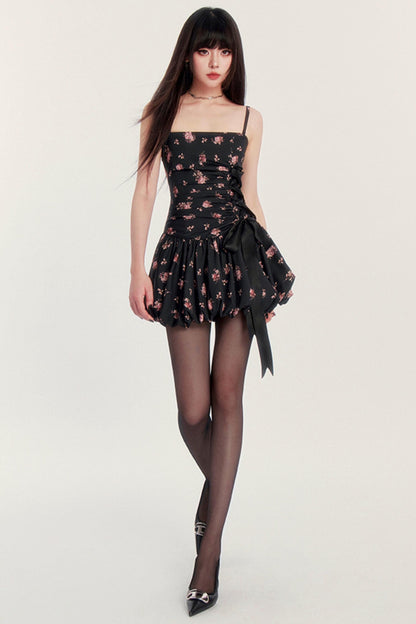 Kleid Urlaub Blume Silhouette