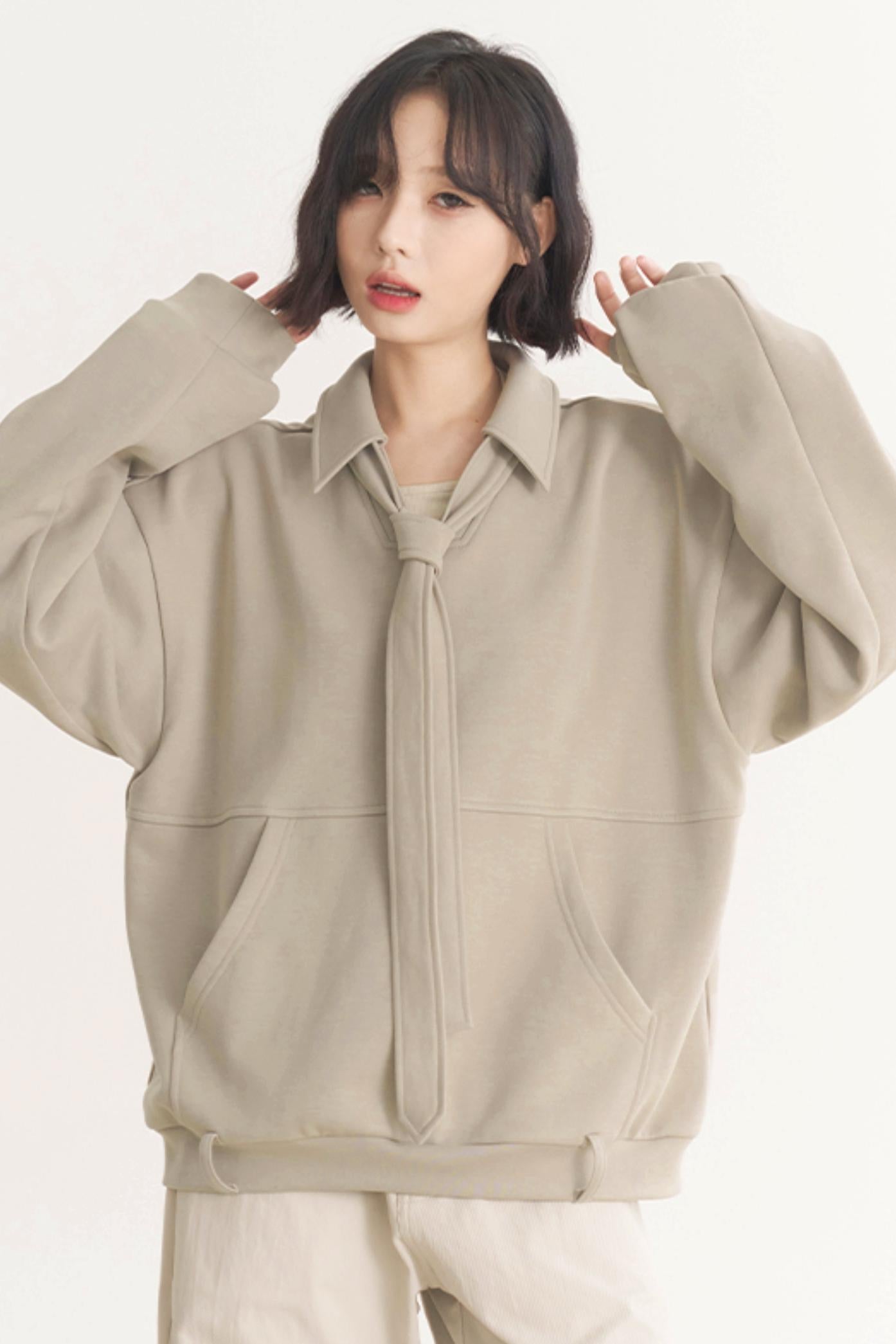 ミュージアムカジュアル Vネック レディース 2025 コレクション スプリング グラビティ プルオーバー