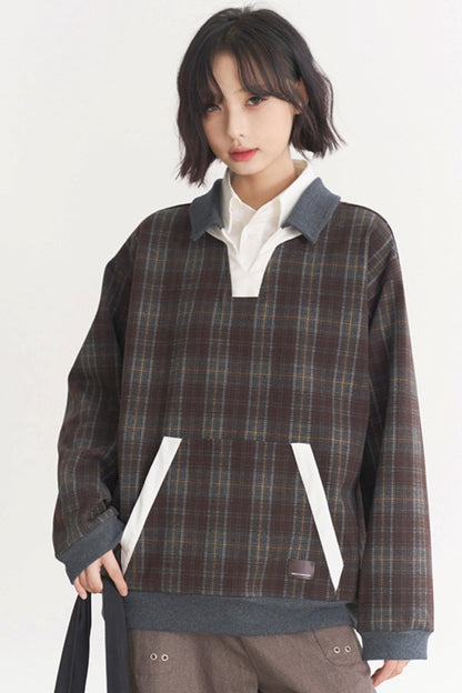 グラビティ・ミュージアム 2025 セーター ストライプ スプリング - パッチワーク