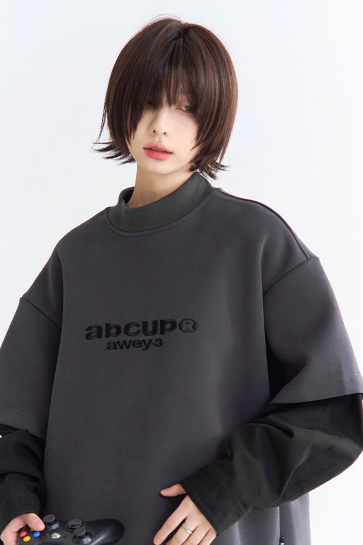 Pull contrasté style couche