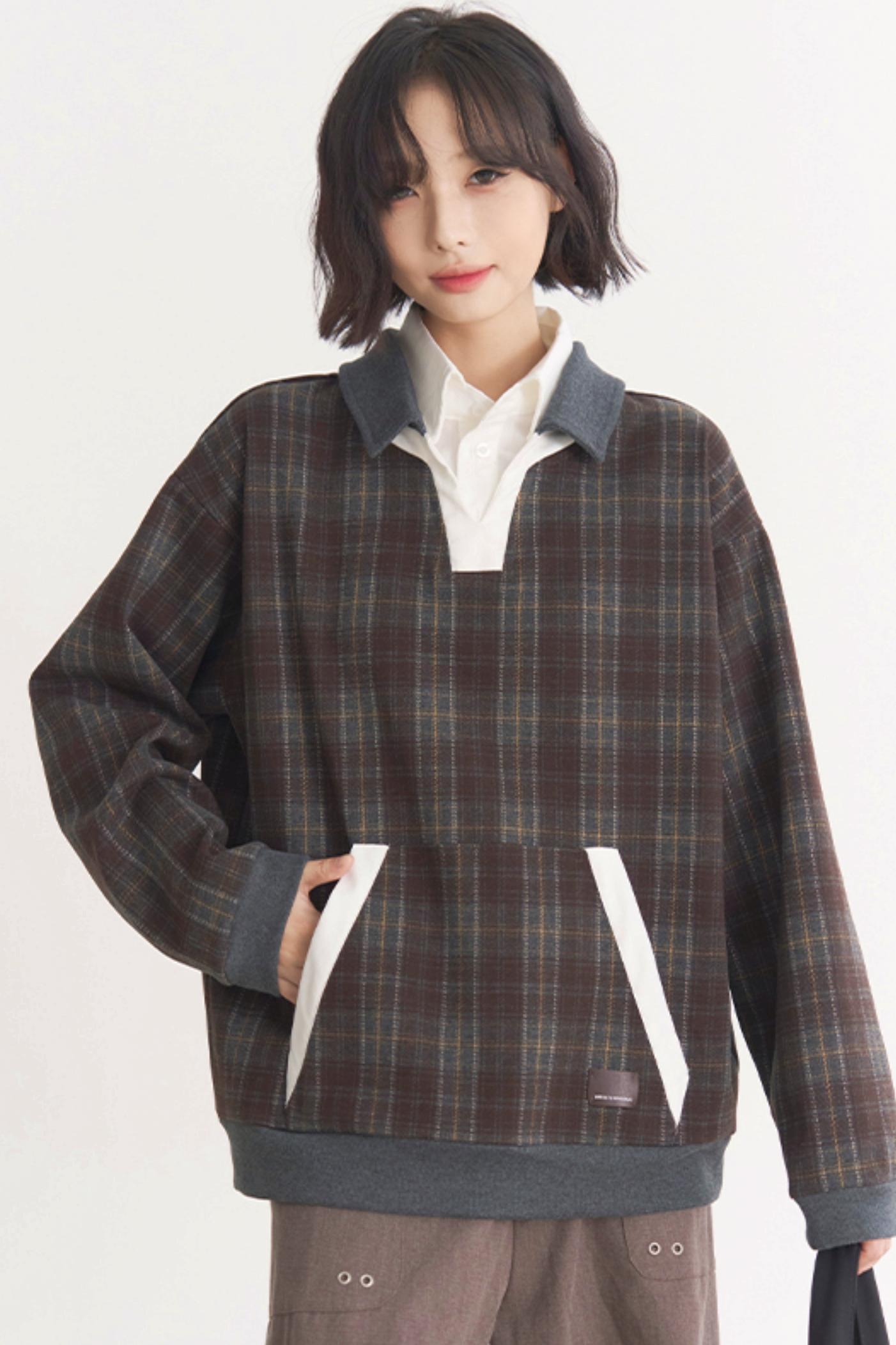 グラビティ・ミュージアム 2025 セーター ストライプ スプリング - パッチワーク