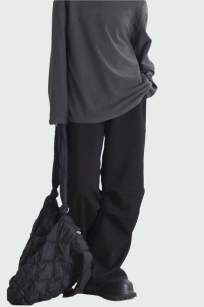 ニーフィット スプリングミュージアム - 秋パンツとグラビティレディースカジュアルプリーツストレート