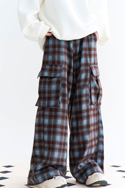 パンツ ウエストチェック ハイワイド