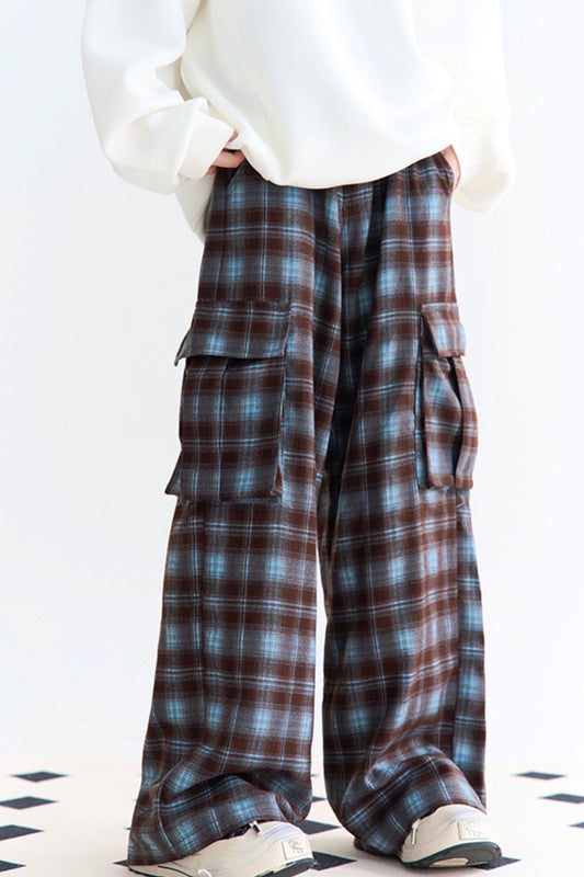 パンツ ウエストチェック ハイワイド