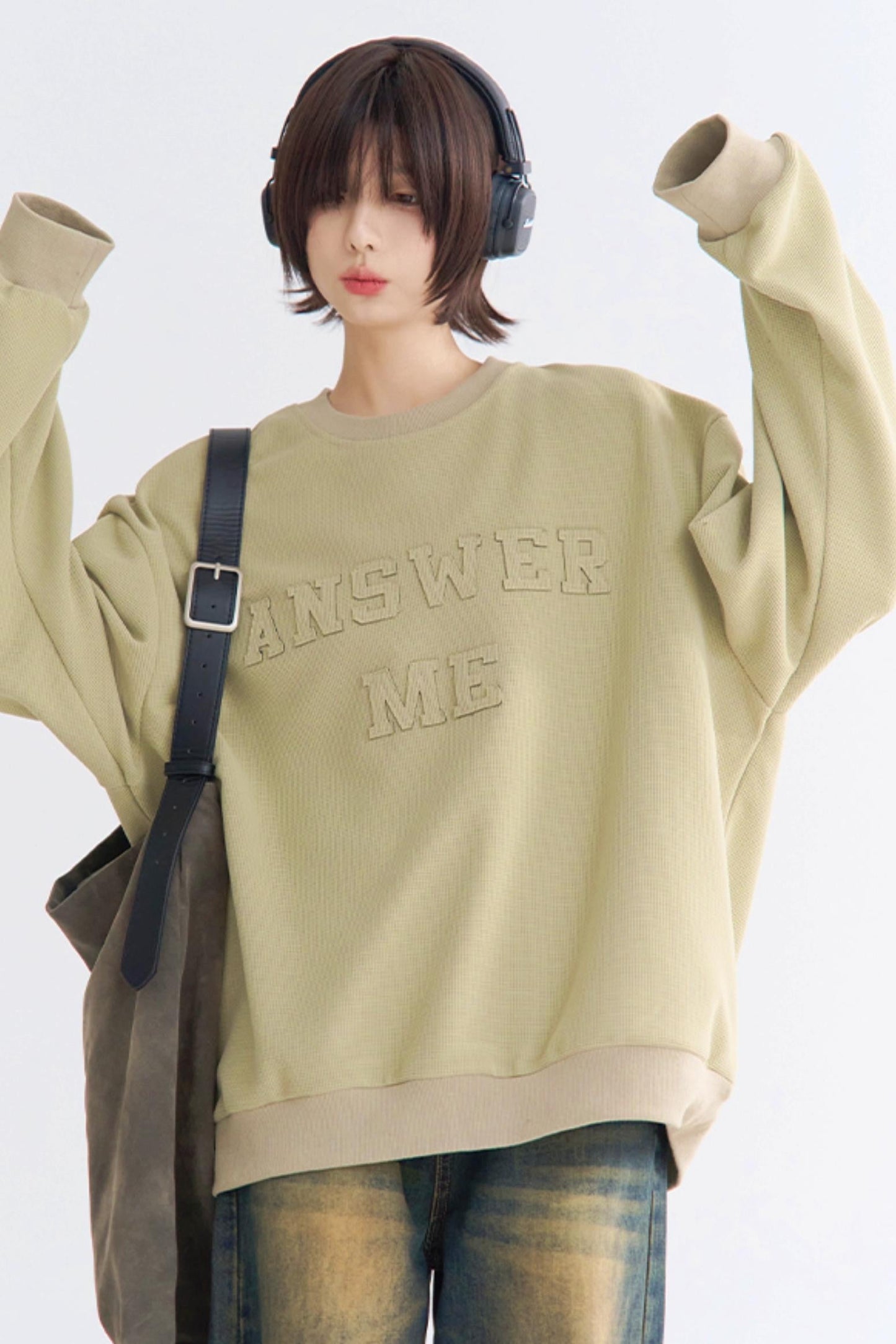 Sweatshirt Crew Applique