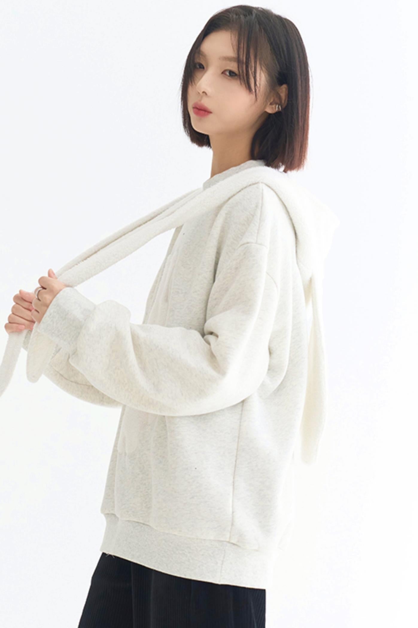 モチーフスウェットシャツ ウサギ