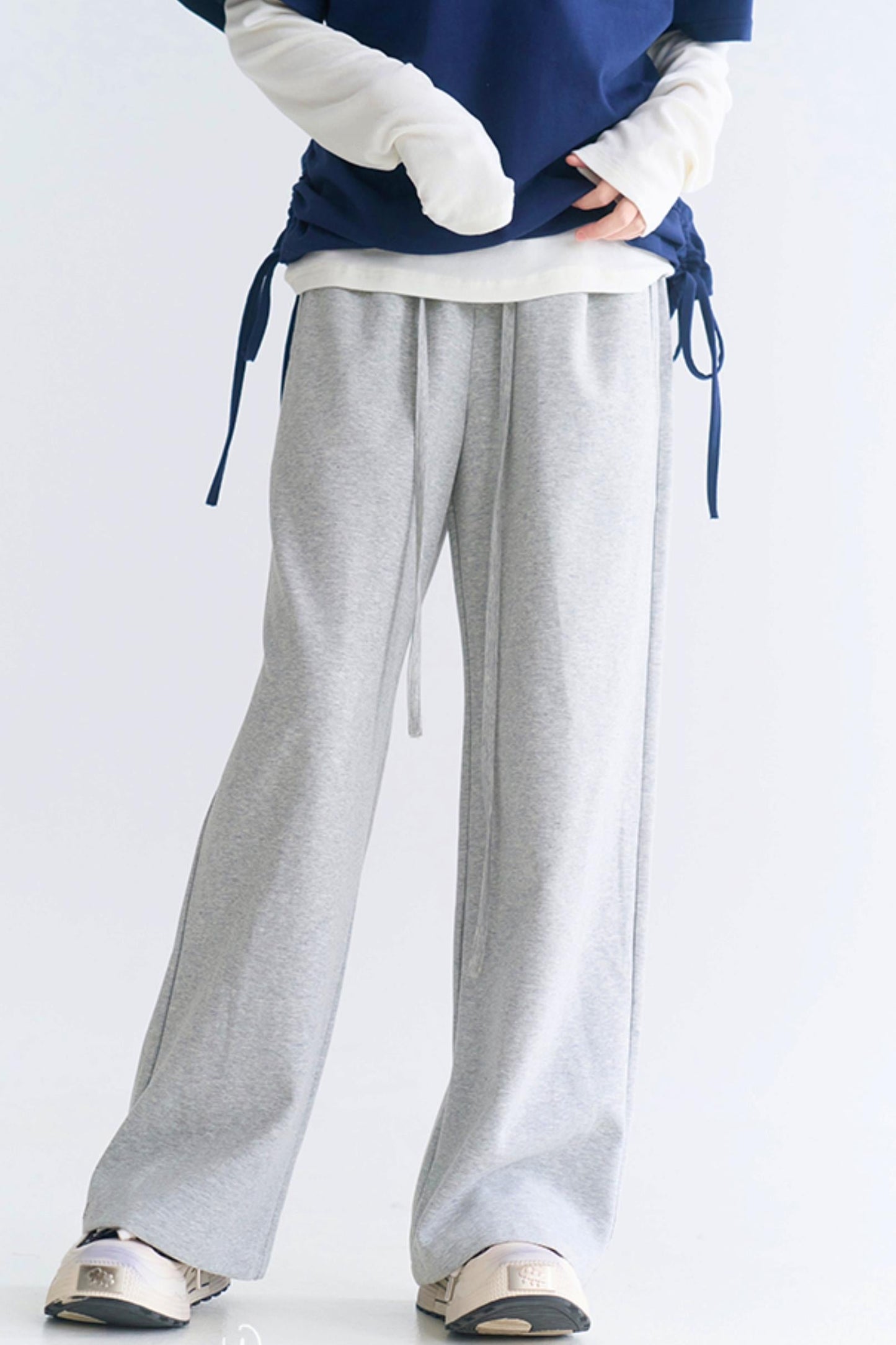 カラーパンツ 無地スウェット