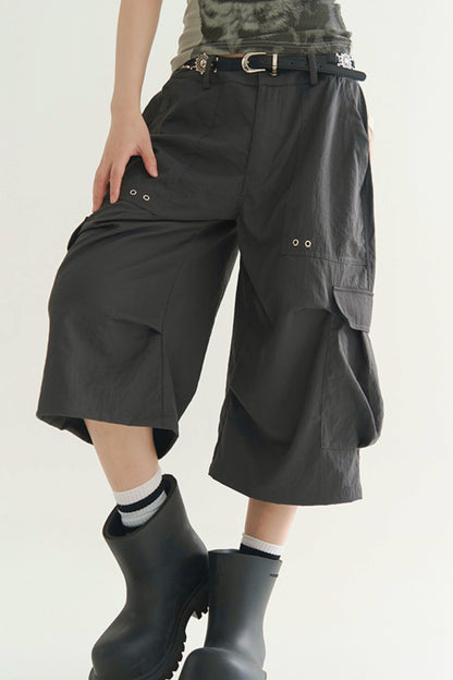 Y2K Cargo Casual Pants Airy