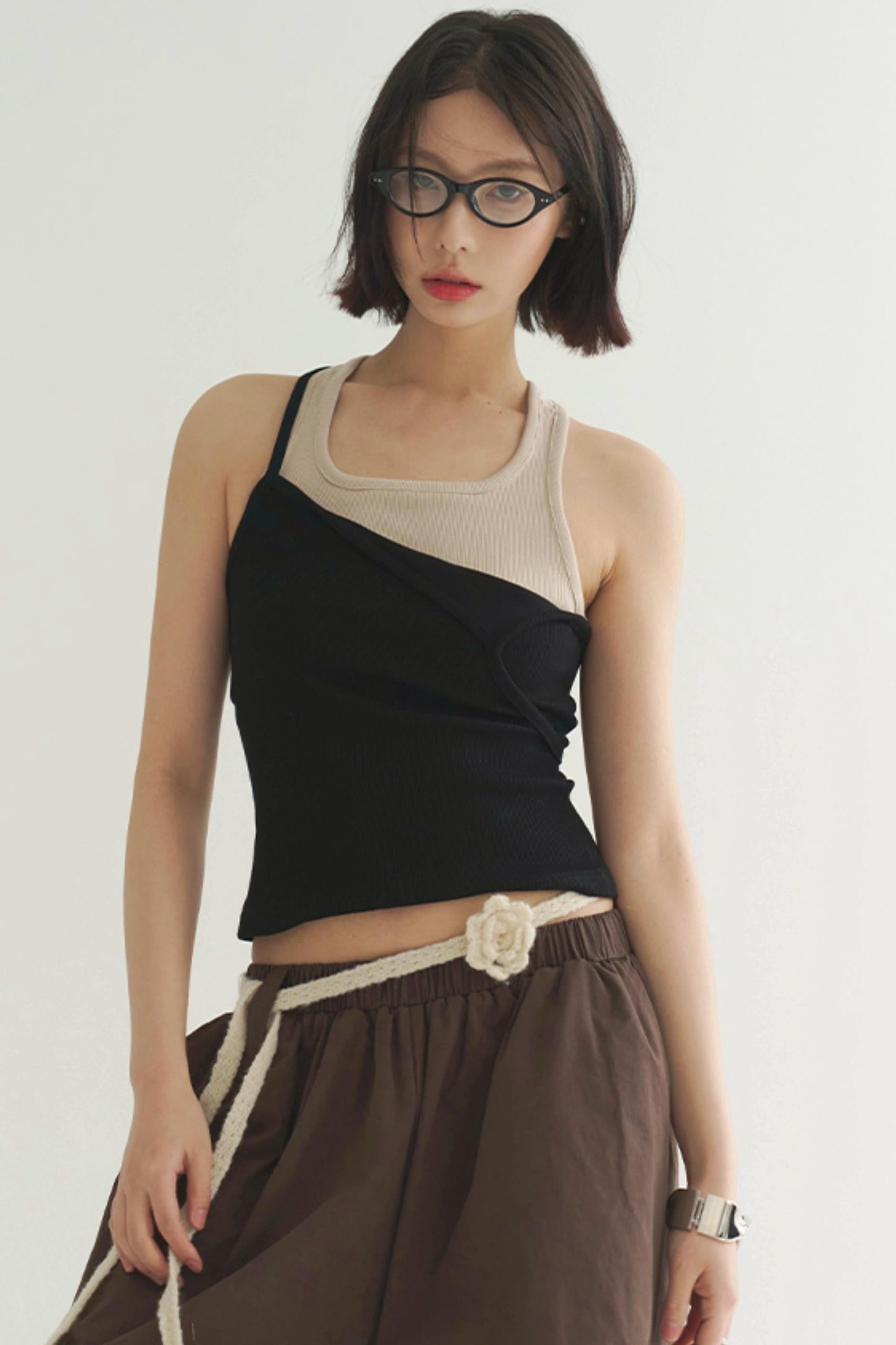 Style Double Layer Slim Camisole