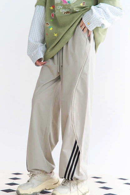 リラックススウェットパンツ ドローストリング