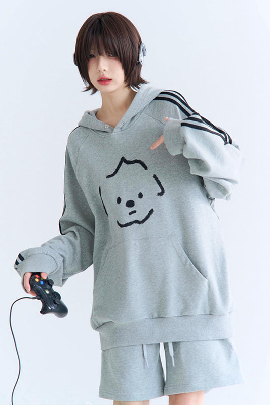 セットアップ スウェットパンツ リラックスフィット プリント