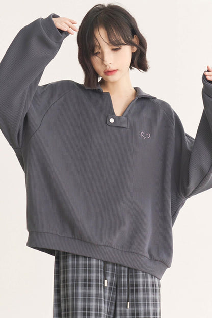 Pullover Museum Fall Gravity - Oversized Kollektion Damen Frühling