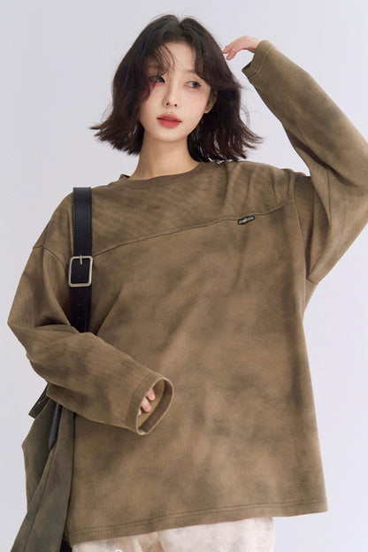 ロングフィットスリーブルーズTシャツ