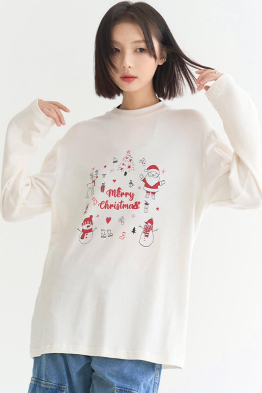 T-Shirt mit Urlaubsdruck