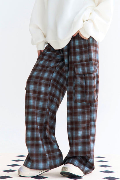 パンツ ウエストチェック ハイワイド