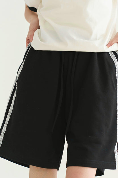 フィットリラックスパッチワークパンツ