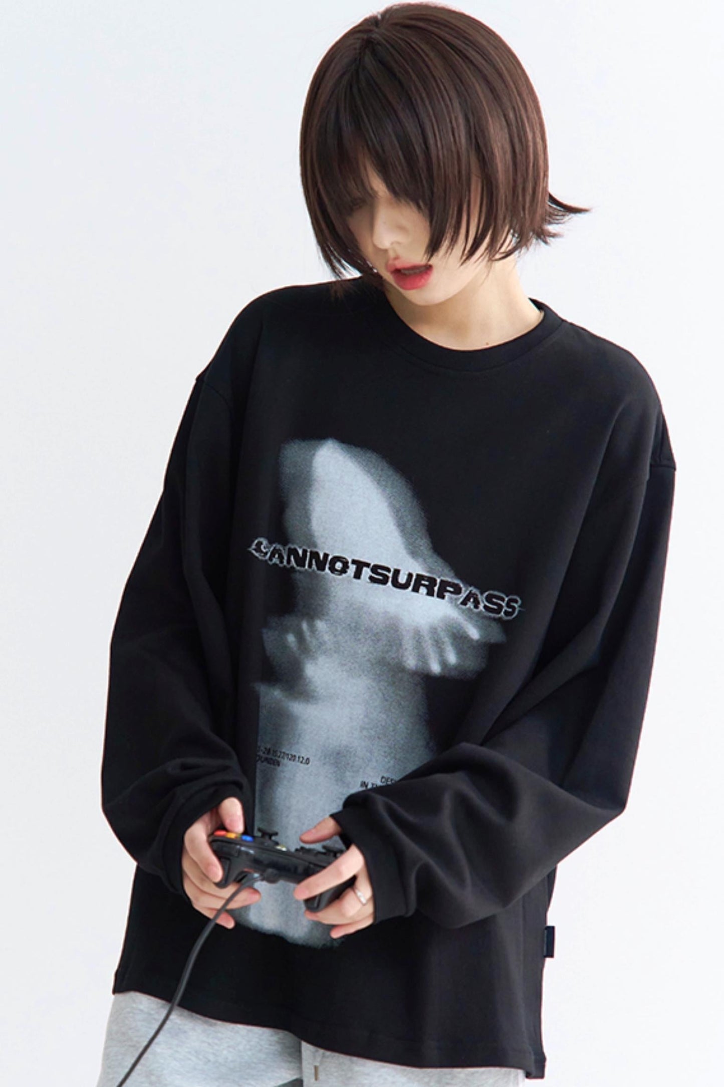 ラウンドベーシックネックTシャツ