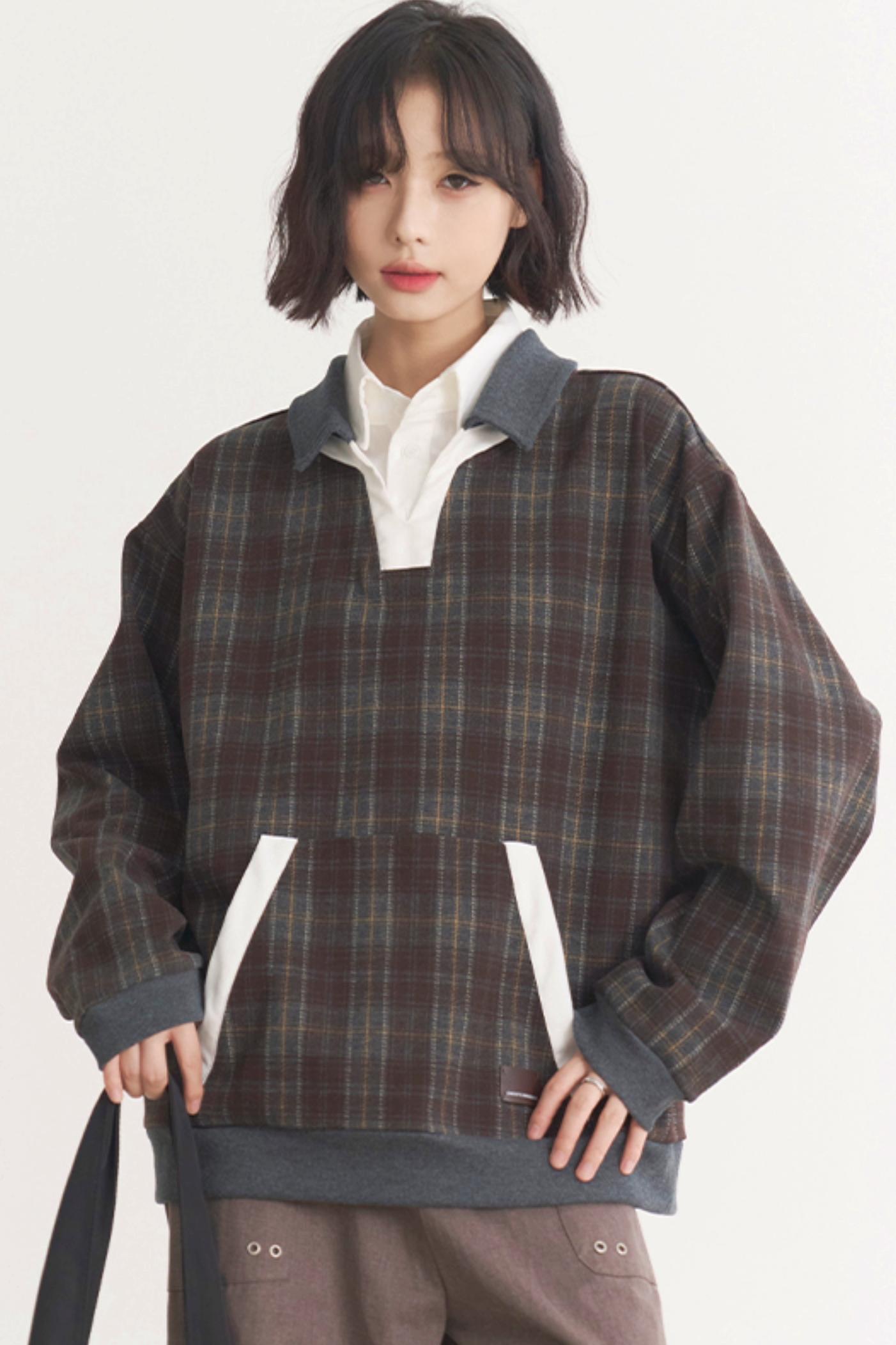 グラビティ・ミュージアム 2025 セーター ストライプ スプリング - パッチワーク