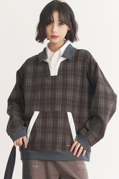 グラビティ・ミュージアム 2025 セーター ストライプ スプリング - パッチワーク