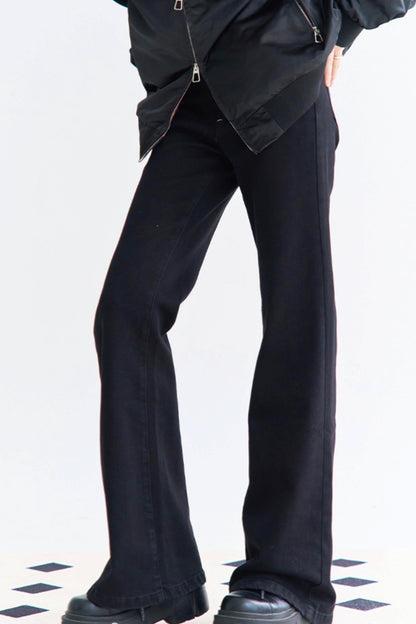 Schmale Micro-Flare-Jeans