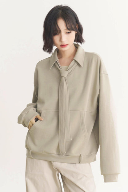 ミュージアムカジュアル Vネック レディース 2025 コレクション スプリング グラビティ プルオーバー