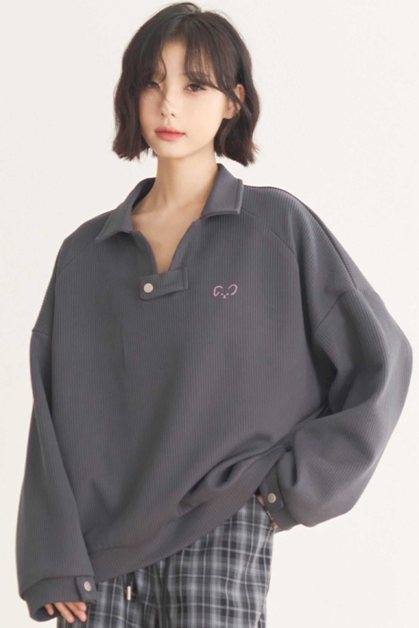 Pullover Museum Fall Gravity - Oversized Kollektion Damen Frühling