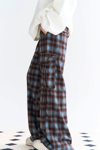 パンツ ウエストチェック ハイワイド