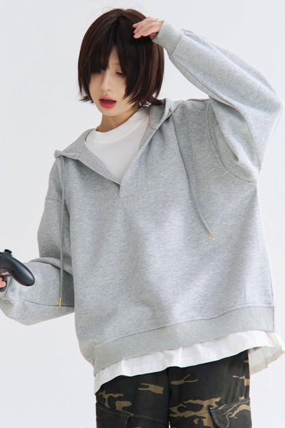 ユニセックスカジュアルパーカースタイル