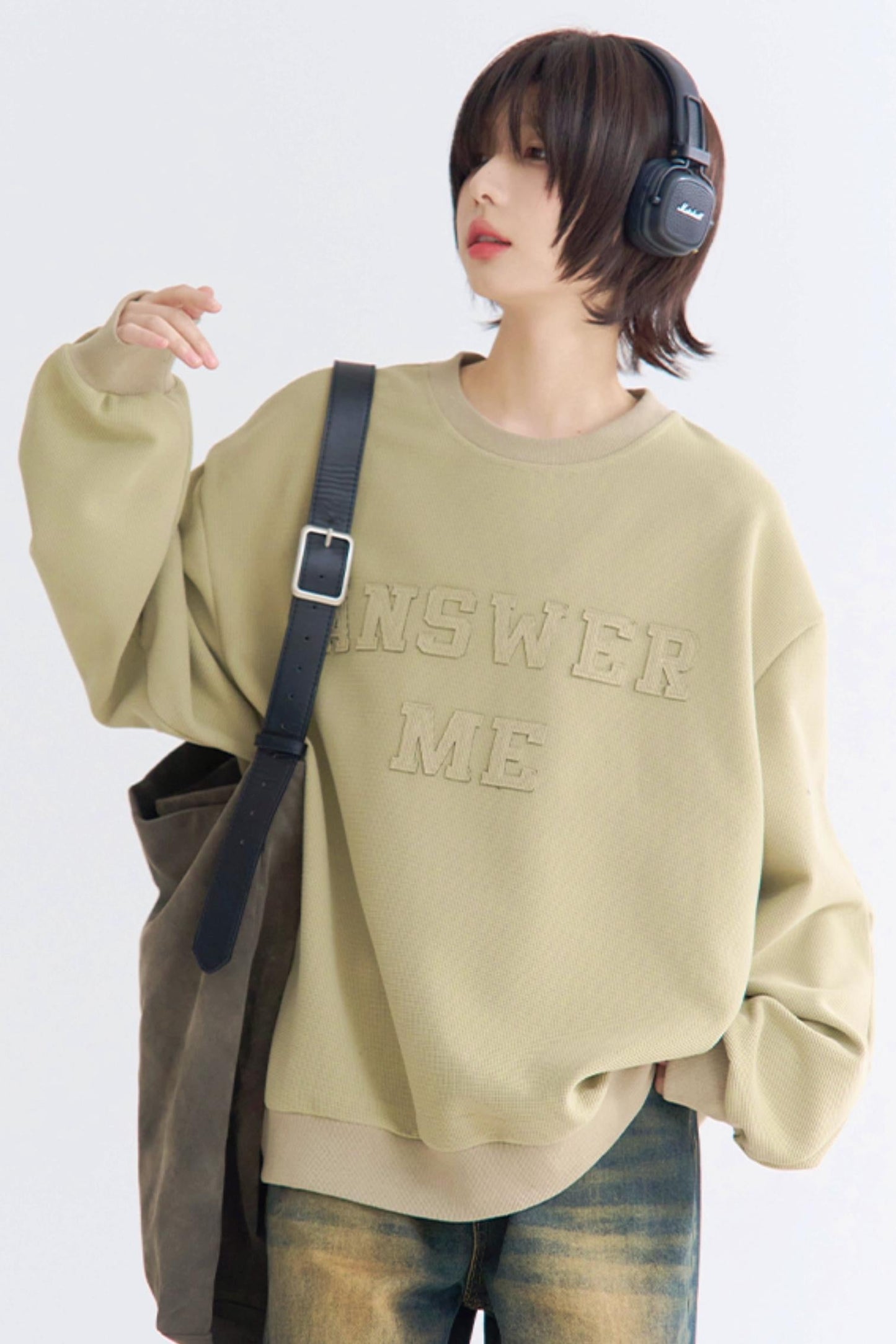 Sweatshirt Crew Applique