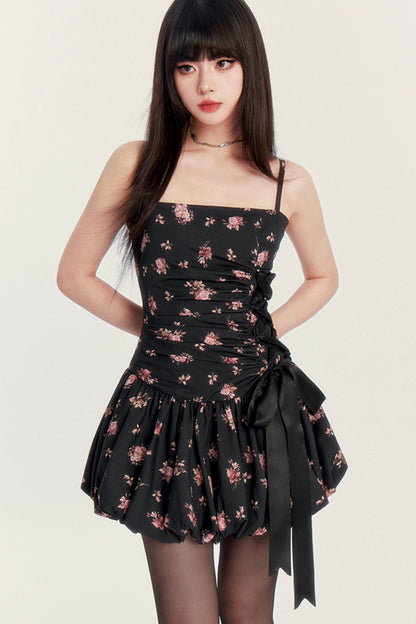 Kleid Urlaub Blume Silhouette