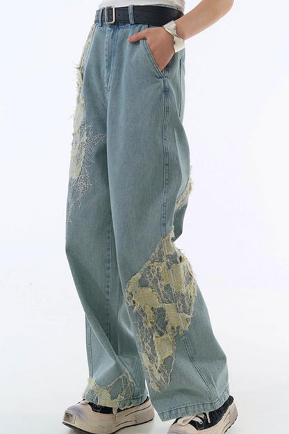 Jeans im Racer-Stil, locker lässig